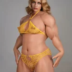 160cm 5ft2 Silicone Muscular Firm Bust Brunette Sex Doll #S15 Head