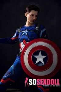 160cm 5ft2 TPE Western Man Caption America Sexy Muscle Sex Doll