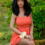 161cm 5ft3 Silicone Asian Girl D Cup Slender Body Dark Hair Sex Doll #Lani