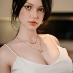 163cm 5ft3 Silicone E Cup Breast Black Hair Ample Body Sex Doll #S26 Head