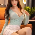 164cm 5ft4 Silicone Plump Ass Sheath Dress Sex Doll