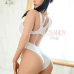 165cm 5ft4 Silicone Asian Facial Features Black Twin Shapely Figure Sex Doll #Mizuki