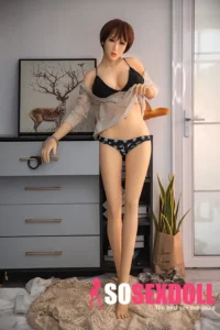 165cm 5ft4 TPE Chubby Boobs Short Hair Sex Doll