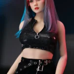 Boneca sexual TPE Cool Girl com seios rechonchudos de 165 cm e 5 m