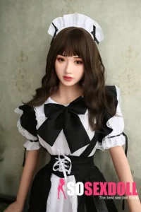 166cm 5ft4 Silicone Cute Seductive Maid Outfit Sex Doll
