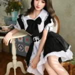 166cm 5ft4 Silicone Cute Seductive Maid Outfit Sex Doll