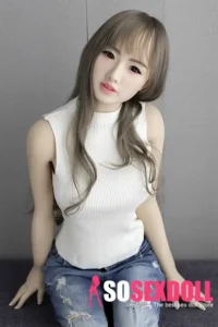 166cm 5ft4 Silicone Perky Breasts Elegant Woman Sex Doll