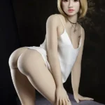 166cm 5ft4 Silicone White Nightgown Short Hair Sex Doll