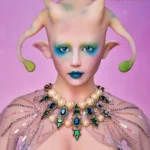 166cm 5ft4 TPE Alien Queen D Cup Chest Tiny Waist Sex Doll #A2 Head with 4 Antenna