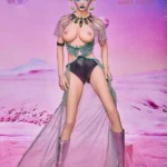 166cm 5ft4 TPE Alien Queen D Cup Chest Tiny Waist Sex Doll #A2 Head with 4 Antenna