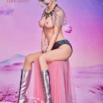 166cm 5ft4 TPE Alien Queen D Cup Chest Tiny Waist Sex Doll #A2 Head with 4 Antenna