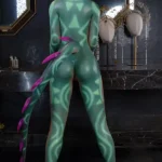 168cm 5ft5 Dragoness Petite Chest Thick Lips Red Hair Sex Doll #S20 Head