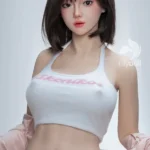 168cm 5ft5 Silicone D Cup Bust Ample Body Brown Hair Sex Doll #LH030 Head in Stock (US Only)