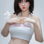 168cm 5ft5 Silicone D Cup Bust Ample Body Brown Hair Sex Doll #LH030 Head in Stock (US Only)