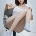 168cm 5ft5 Silicone D Cup Bust Ample Body Brown Hair Sex Doll #LH030 Head in Stock (US Only)