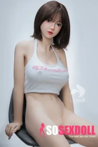 168cm 5ft5 Silicone D Cup Bust Ample Body Brown Hair Sex Doll #LH030 Head in Stock (US Only)