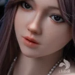 168cm 5ft5 Silicone F Cup Thick Hips Purple Hair Sex Doll in Stock （US Only）
