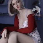 Poupée sexuelle en silicone de 168 cm, 5 m, poitrine généreuse, cheveux gris, en stock (États-Unis uniquement)