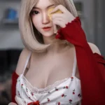 Poupée sexuelle en silicone de 168 cm, 5 m, poitrine généreuse, cheveux gris, en stock (États-Unis uniquement)