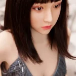 168cm 5ft5 Silicone Sequin Dress Straight Bang Sex Doll