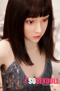 168cm 5ft5 Silicone Sequin Dress Straight Bang Sex Doll