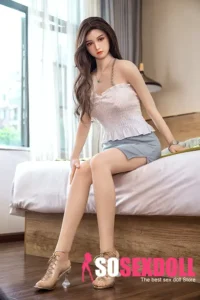 169cm 5ft5 Silicone Mature Woman Sheath Dress Sex Doll