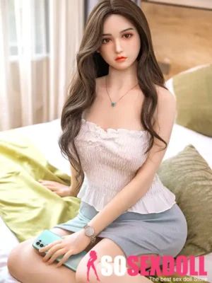 169cm 5ft5 Silicone Mature Woman Sheath Dress Sex Doll