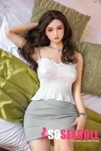 169cm 5ft5 Silicone Mature Woman Sheath Dress Sex Doll