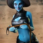 170 cm, 5 stóp i 5 cali, TPE, niebieska czaszka, miseczka G, biust, chuda lalka erotyczna #A12, głowa