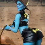 170 cm, 5 stóp i 5 cali, TPE, niebieska czaszka, miseczka G, biust, chuda lalka erotyczna #A12, głowa