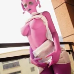 170 cm, 5 stóp i 5 cali, TPE, międzygalaktyczna, fioletowa skóra, pełna biust, smukła lalka seksualna #A2