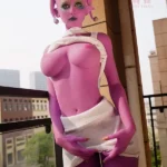 170 cm, 5 stóp i 5 cali, TPE, międzygalaktyczna, fioletowa skóra, pełna biust, smukła lalka seksualna #A2