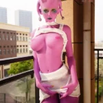 170 cm, 5 stóp i 5 cali, TPE, międzygalaktyczna, fioletowa skóra, pełna biust, smukła lalka seksualna #A2