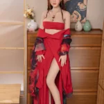 170cm 5ft6 Big Red Robe Ancient Style Sex Dolls Game Lady Sex Dolls Vagina Toys
