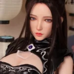 ตุ๊กตาเซ็กส์หนังสีดำ ยาว 170 ซม. 5 ฟุต 6 นิ้ว หุ่นยนต์เซ็กส์ ตุ๊กตาเซ็กส์ซิลิโคน