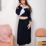 170cm 5ft6 Black Hat Big Chest Sex Dolls Life Sized Dolls Sex With My Sex Dolls