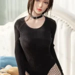 170cm 5ft6 Black Shirt Sexy Cute Sex Dolls Life Sized Sex Dolls Adult Sex Dolls