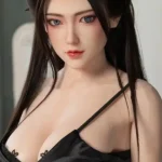 170cm 5ft6 Black Strapless Short Skirt Sex Dolls Fantasy Sex Dolls Silicone Sex Toys