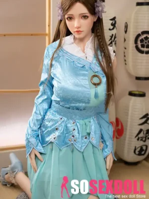 170cm 5ft6 Blue Ancient Style Pure Love Dolls Sexual Robots Silicone Sex Dolls