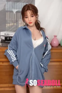 170cm 5ft6 Blue Coat Big Breasted Sex Dolls Adult Toys Secret Sex Toys