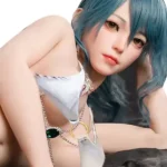 170cm 5ft6 Blue Short Hair Big Breasted Sex Dolls Love Dolls Silicone Sex Dolls