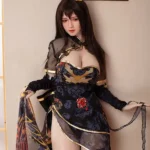 170cm 5ft6 Brown Hair Black Lace Skirt Sex Dolls Female Sex Fantasy Sex Toys