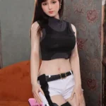 170cm 5ft6 Brown Hair Black Tank Top Sex Dolls Adult Toys Secret Sex Toys