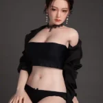 170cm 5ft6 Bun Head Pearl Earrings Sex Dolls Sexual Robots Silicone Sex Dolls