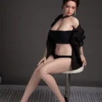 170cm 5ft6 Bun Head Pearl Earrings Sex Dolls Sexual Robots Silicone Sex Dolls