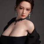 170cm 5ft6 Bun Head Pearl Earrings Sex Dolls Sexual Robots Silicone Sex Dolls
