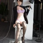 170cm 5ft6 Bun Head Lace Lingerie Sex Dolls Fantasy Sex Dolls Silicone Sex Toys