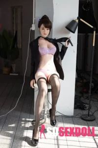 170cm 5ft6 Bun Head Lace Lingerie Sex Dolls Fantasy Sex Dolls Silicone Sex Toys
