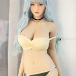 170cm 5ft6 Light Blue Long Hair Sexy Love Dolls Female Sex Dolls Breast Sex Toys