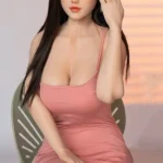170cm 5ft6 Pink Fitted Camisole Dress Sex Dolls Silicone Love Dolls Sex Dolls